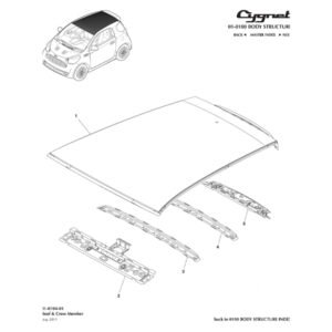 Reinforcement Roof Panel Centre